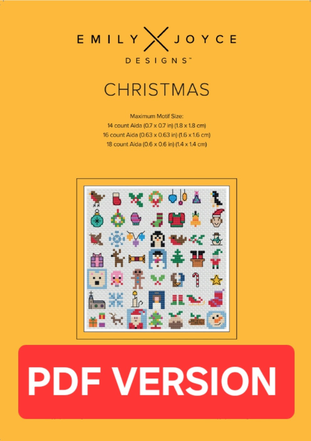 Christmas Cross Stitch Motif Chart