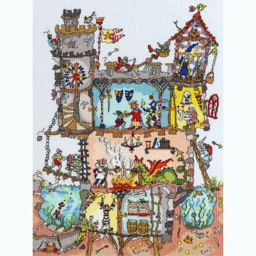 Bothy Threads Cut Thru’ Castle Cross Stitch Kit