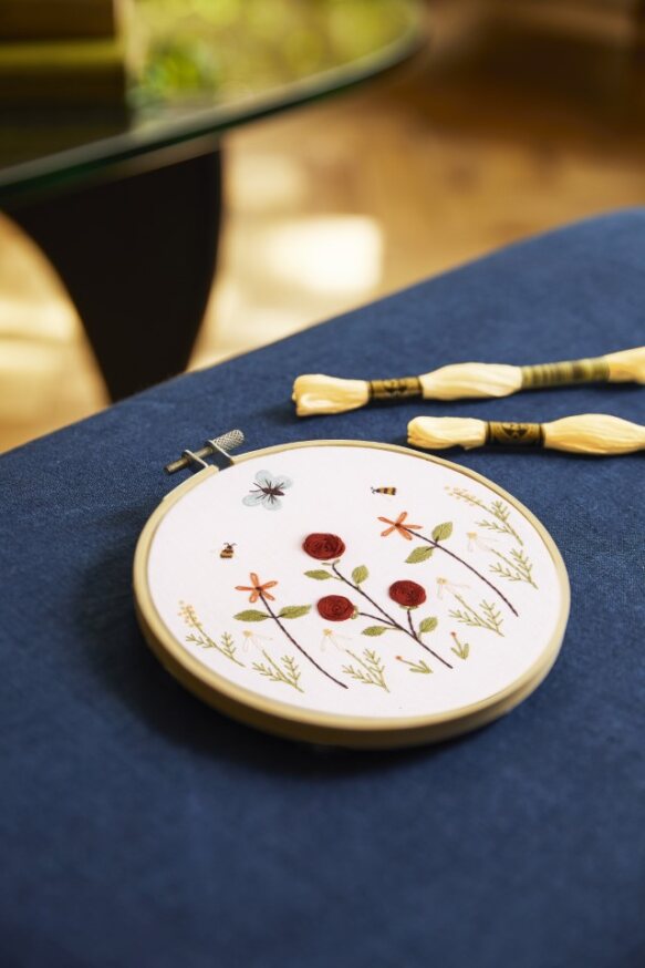 DMC Butterfly Garden Embroidery Kit