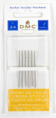 DMC Cross Stitch Needles no: 24