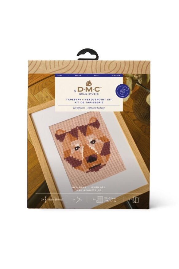 DMC Geo Bear Tapestry Kit