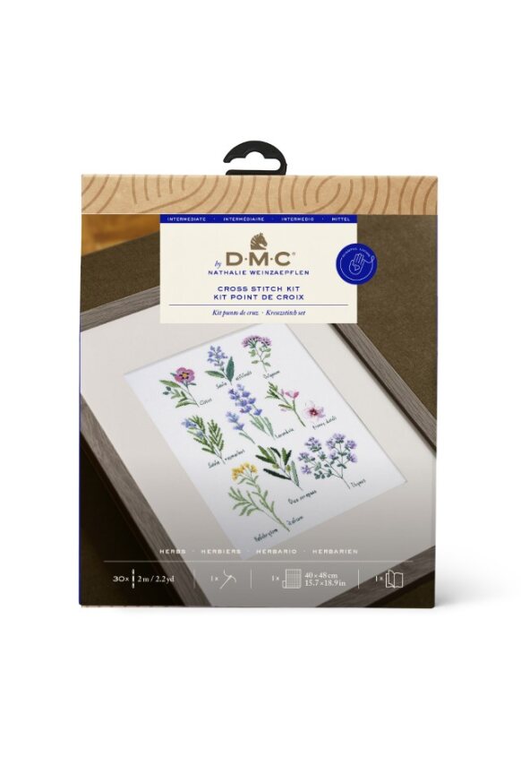 DMC Herbs Cross Stitch Kit