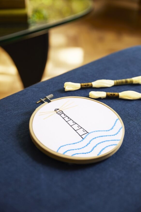 DMC Lighthouse Embroidery Kit