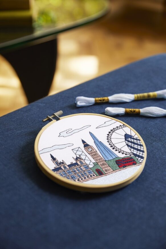 DMC London Skyline Embroidery Kit