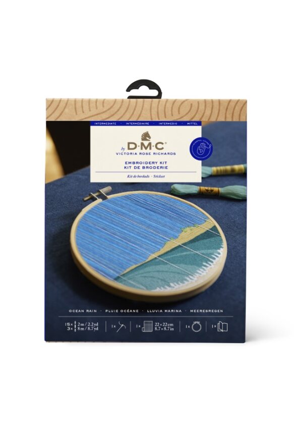 DMC Ocean Rain Embroidery Kit