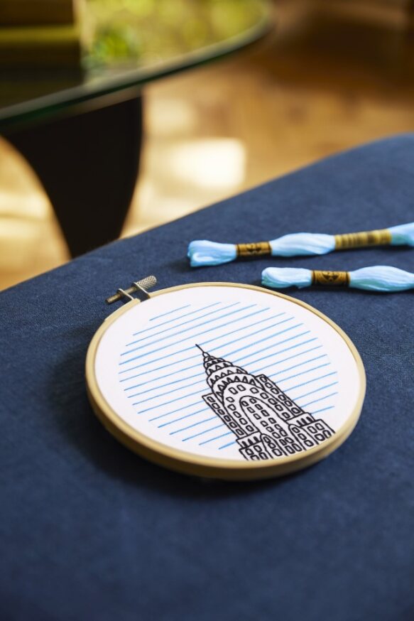 DMC Skyscraper Embroidery Kit