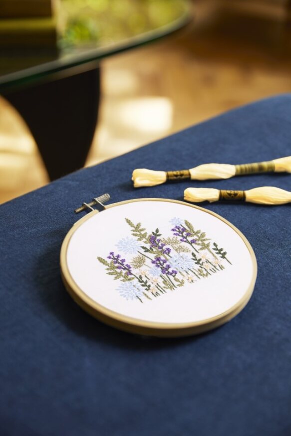 DMC Wild Blooms Embroidery Kit