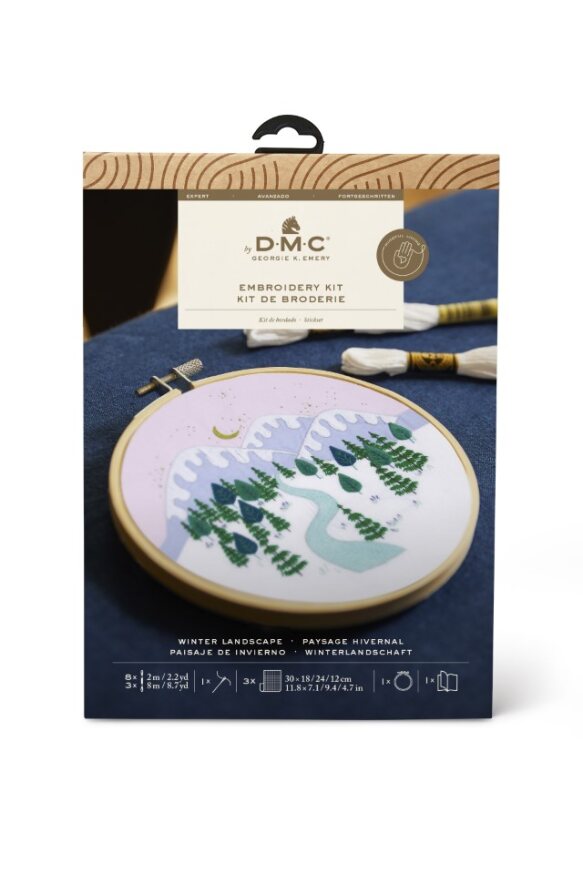 DMC Winter Landscape Embroidery Kit