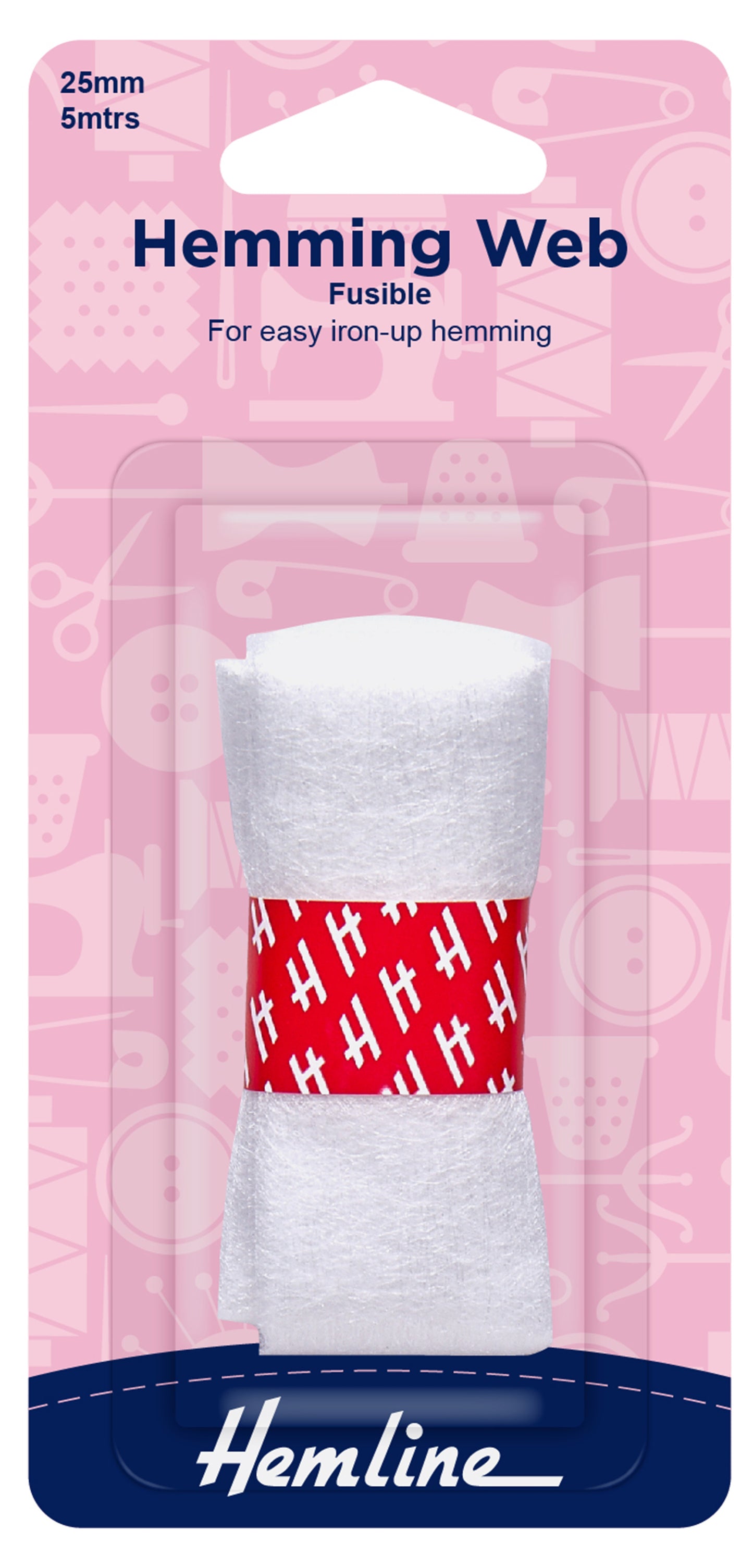 Hemline Hemming Web – Fusible – 5m x 25mm