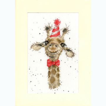 Bothy Threads I’m Just Here For The Cake - Greetings Card Cross Stitch Kit