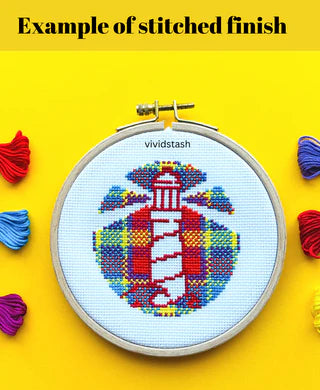 Scottish Lighthouse Encircled 5" Hoop