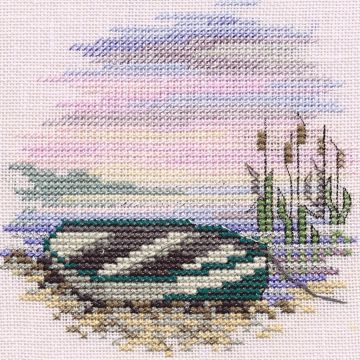 Derwentwater Designs Rowing Boat (aida) Cross Stitch Kit
