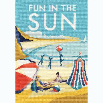 Bothy Threads Vintage Seaside Cross Stitch Kit