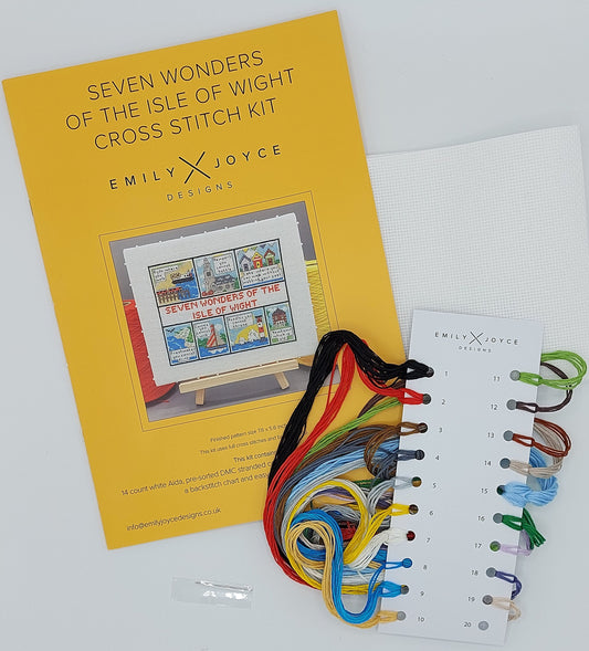 Seven Wonders of the Isle of Wight Cross Stitch Kit