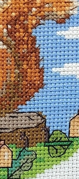 Red squirrel Cross Stitch Kit