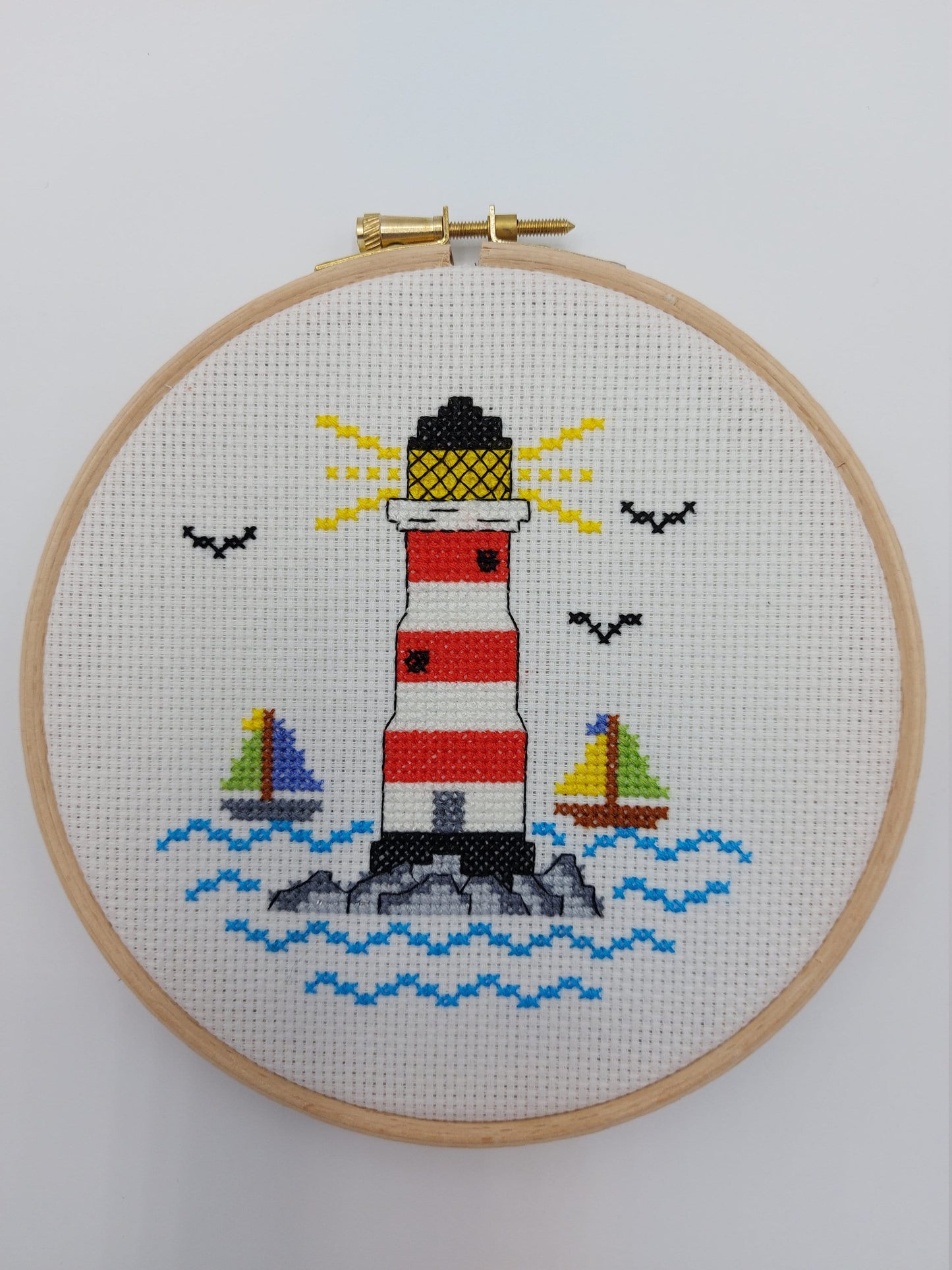 Lighthouse Cross Stitch PDF Pattern (Digital)