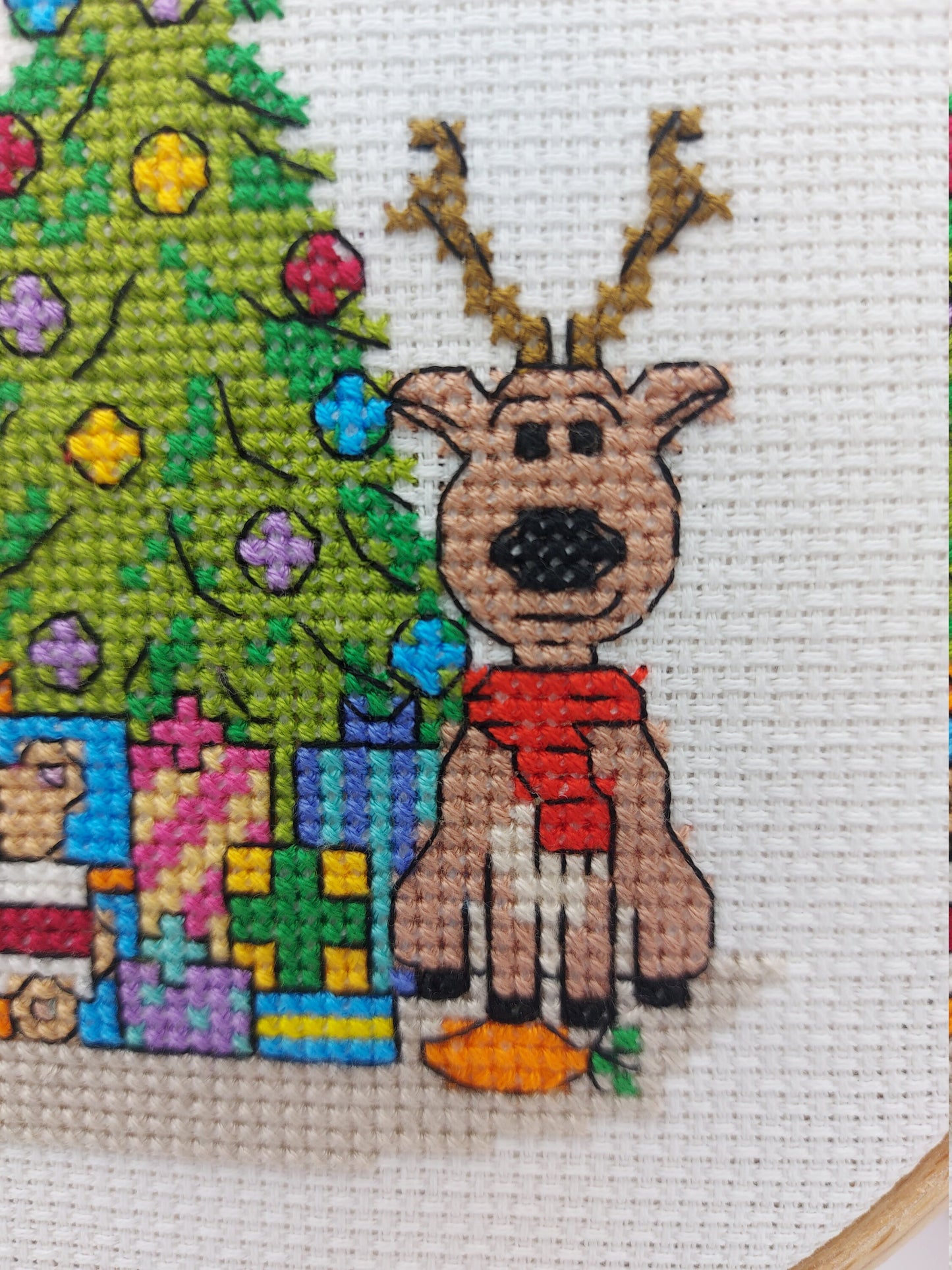 Christmas Scene Cross Stitch PDF Pattern (Digital)