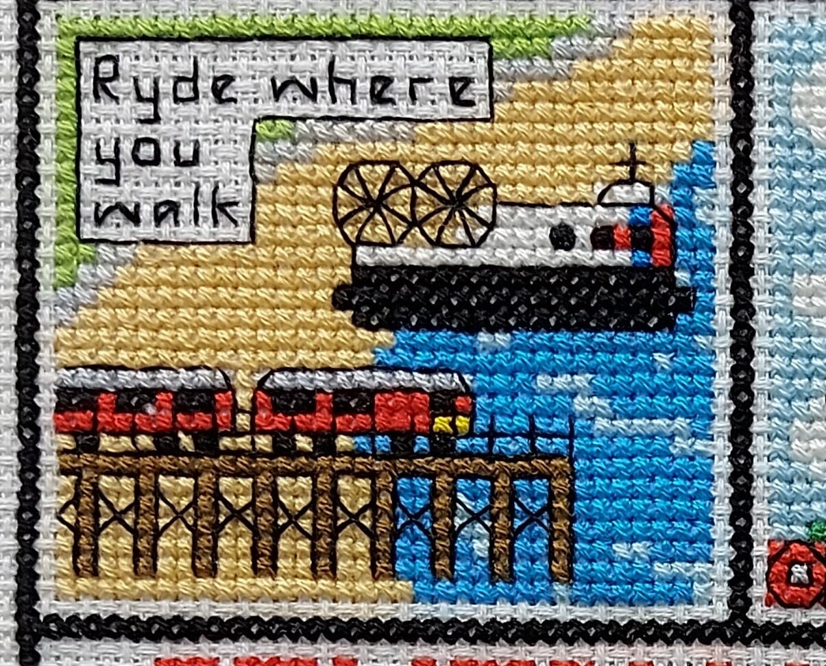 Seven Wonders of the Isle of Wight Cross Stitch PDF Pattern (Digital)