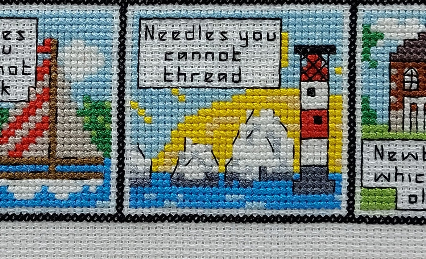 Seven Wonders of the Isle of Wight Cross Stitch Kit