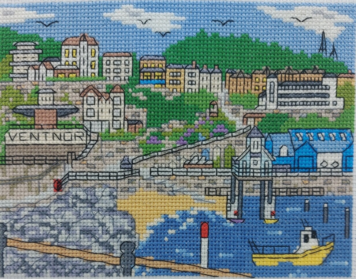 Ventnor, Isle of Wight Cross Stitch PDF Pattern (Digital)