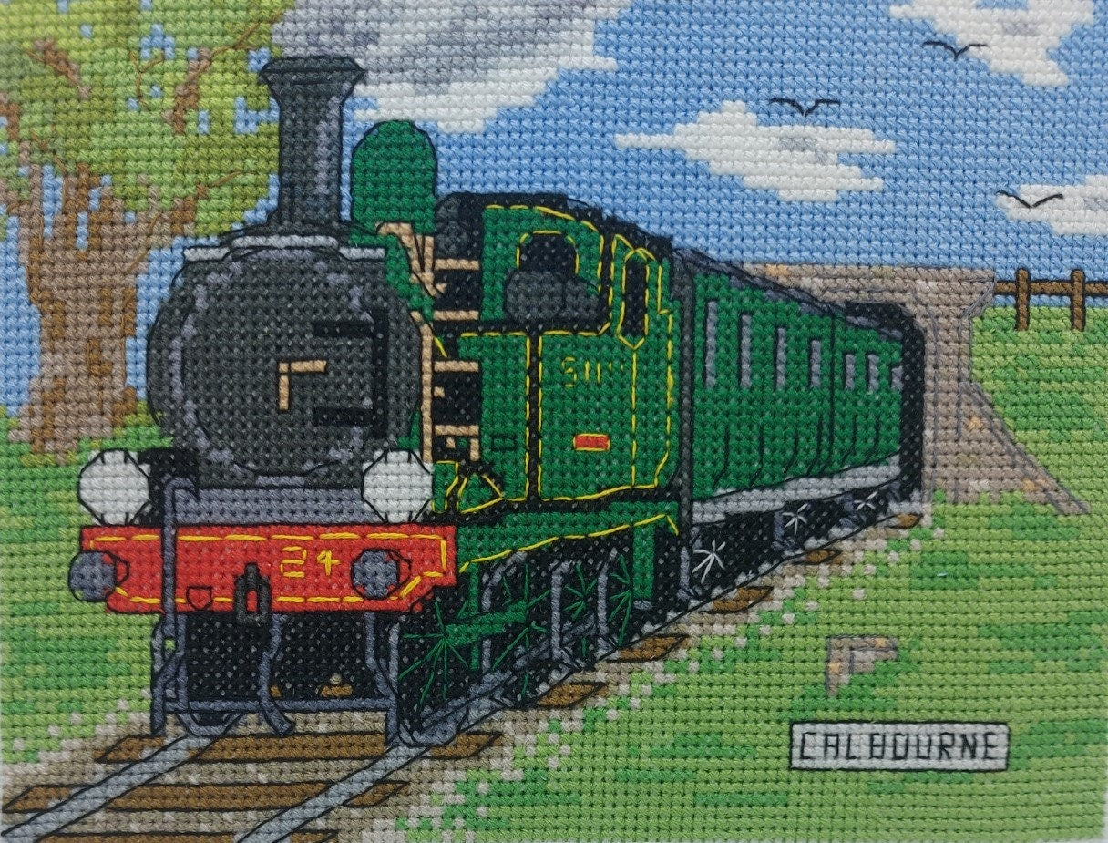 Steam Train Cross Stitch Kit