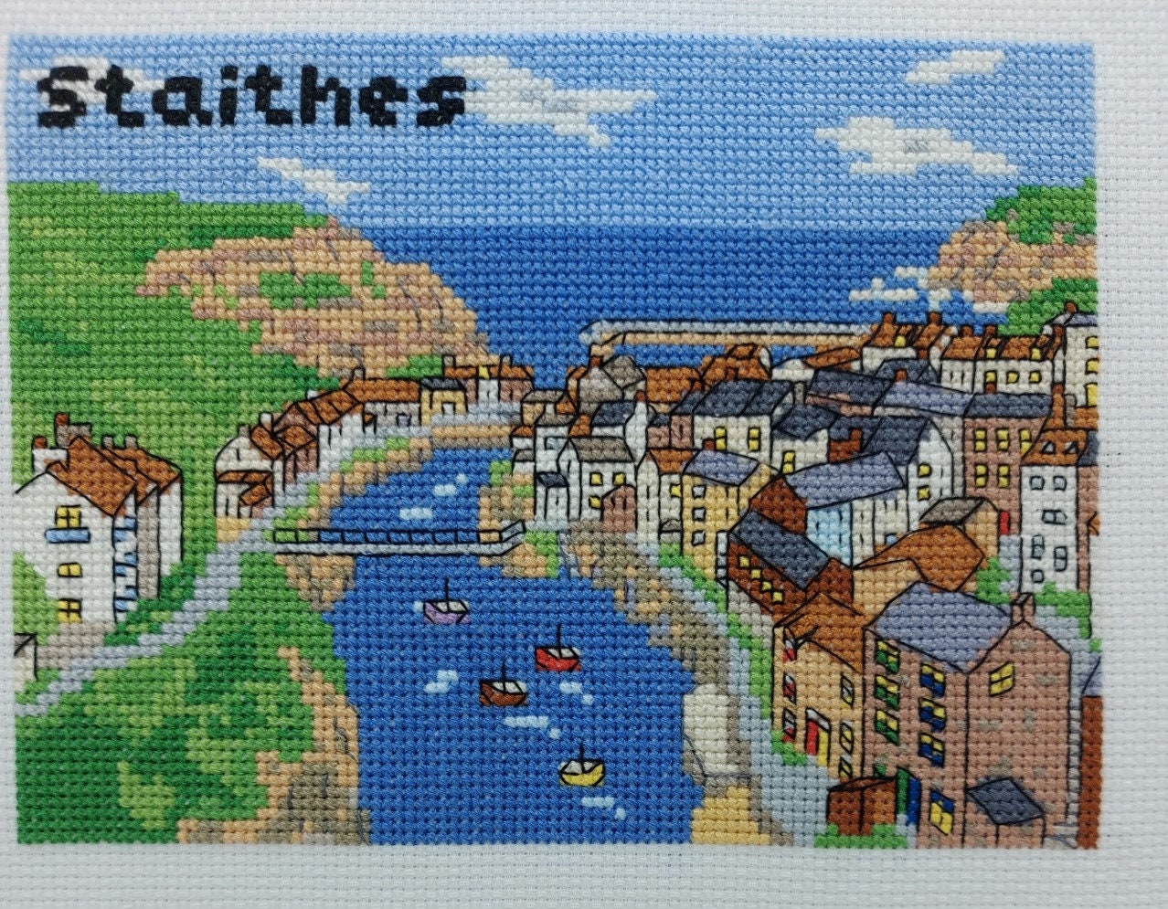 Staithes Cross Stitch Kit