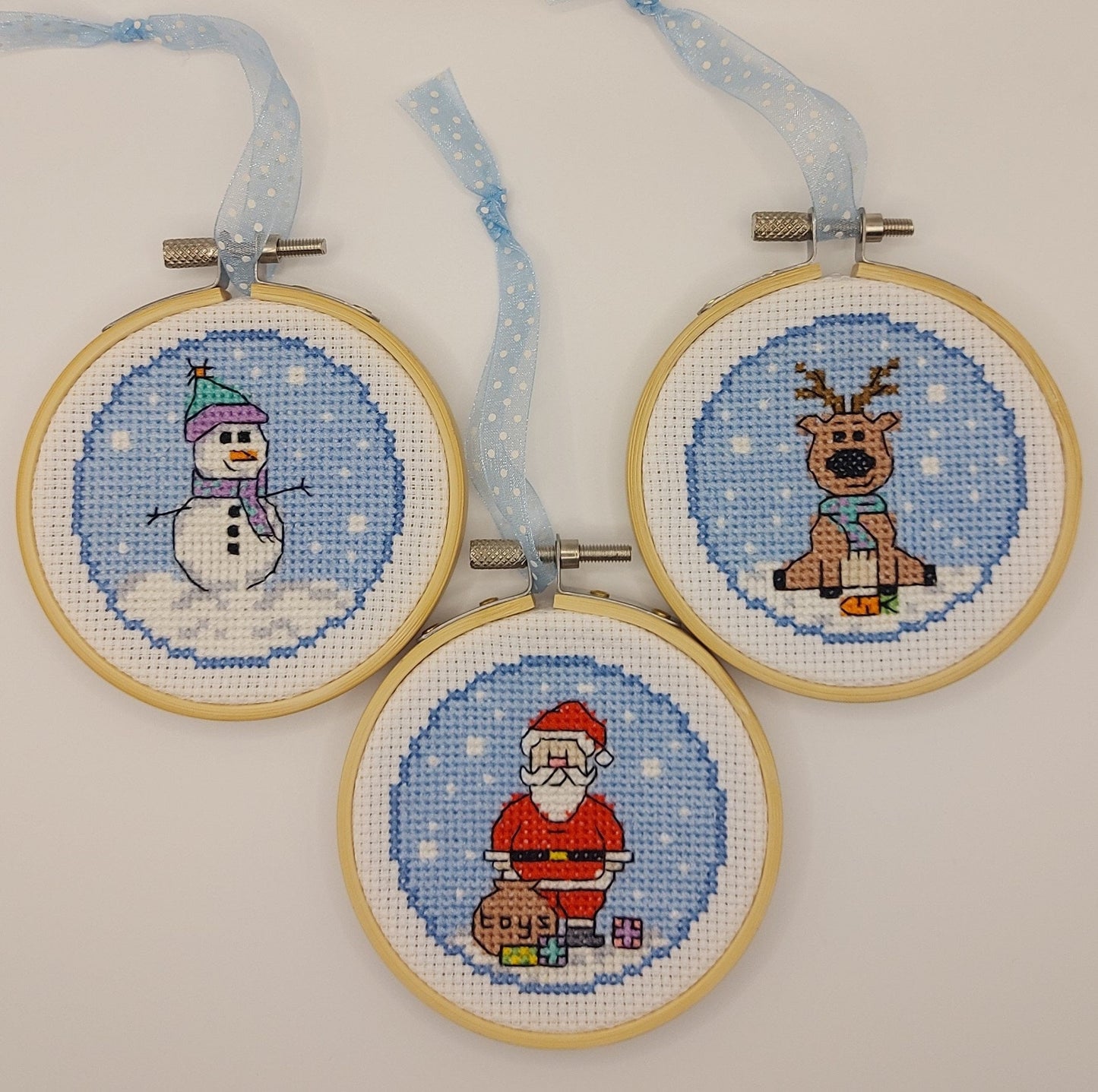 Christmas Baubles Cross Stitch Box Set