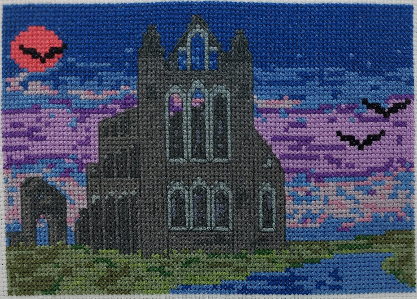 Whitby Abbey Cross Stitch PDF Pattern (Digital)
