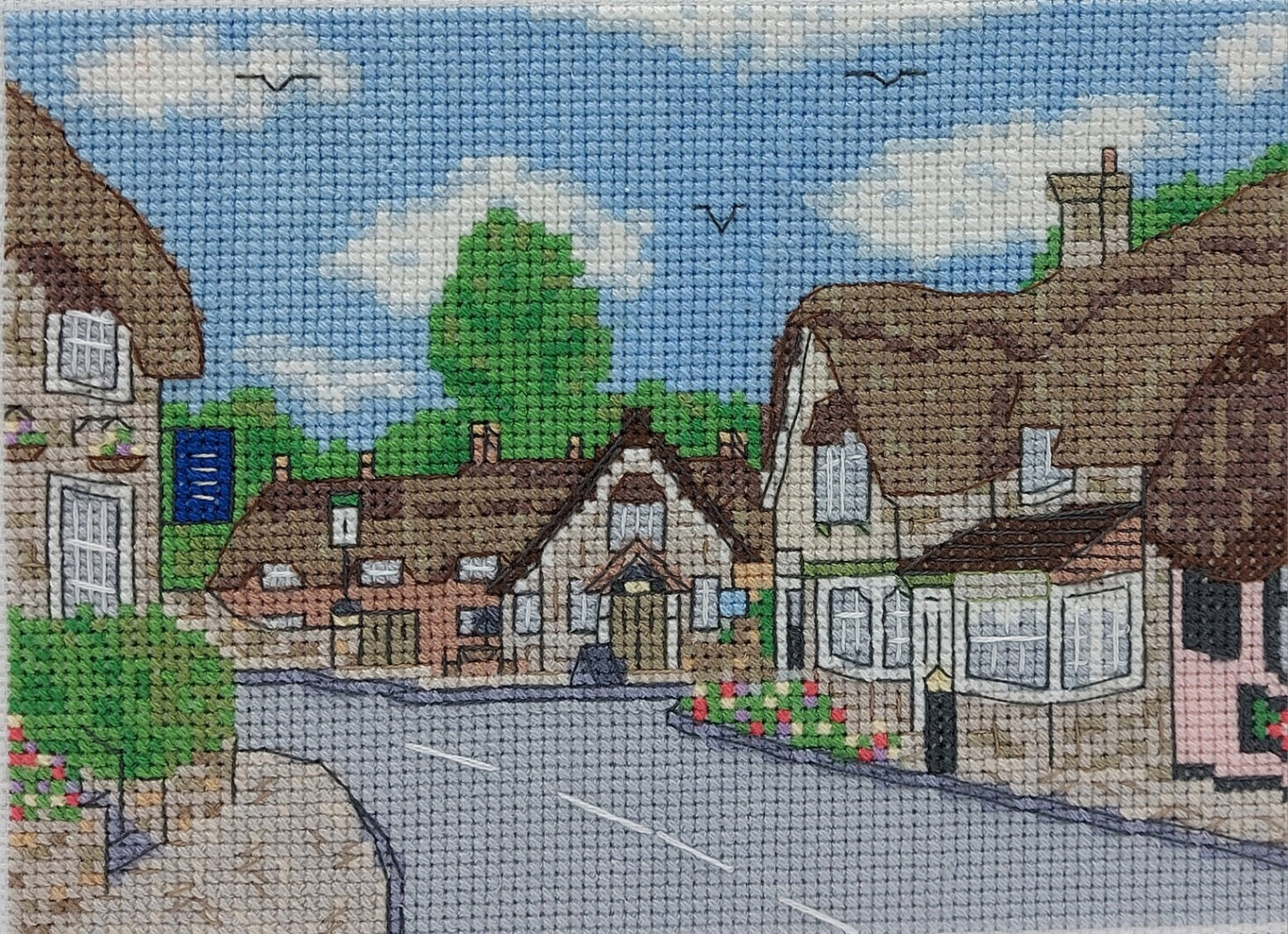 Shanklin Old Village Cross Stitch PDF Pattern (Digital)