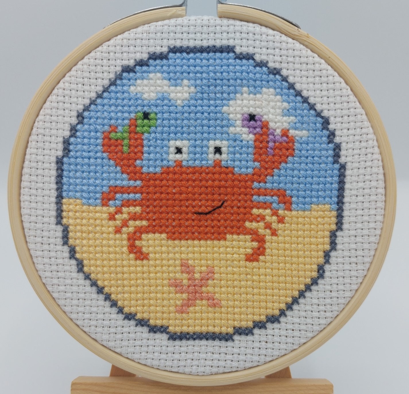Crab Cross Stitch Kit