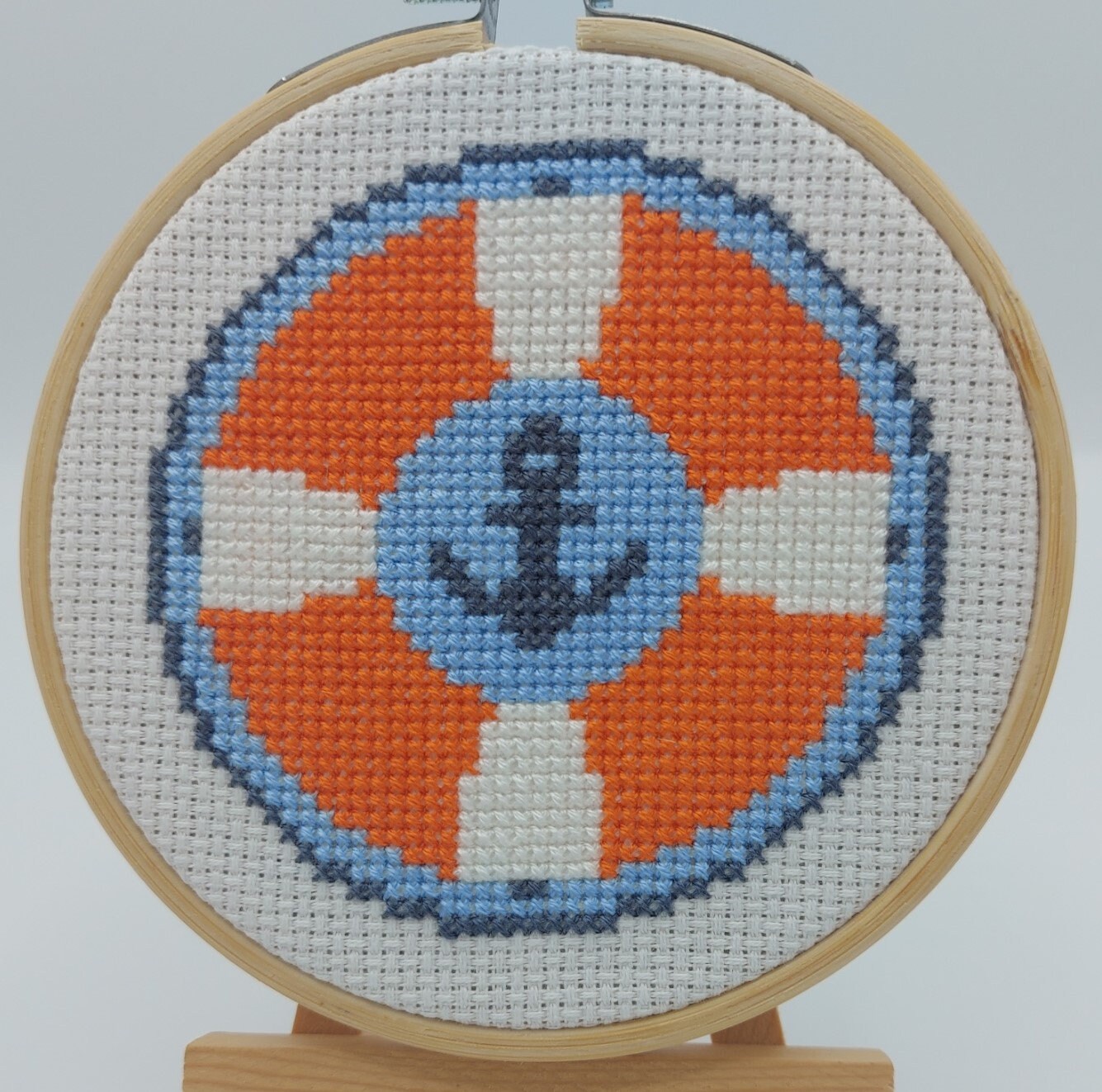 Lifebuoy Cross Stitch PDF Pattern (Digital)