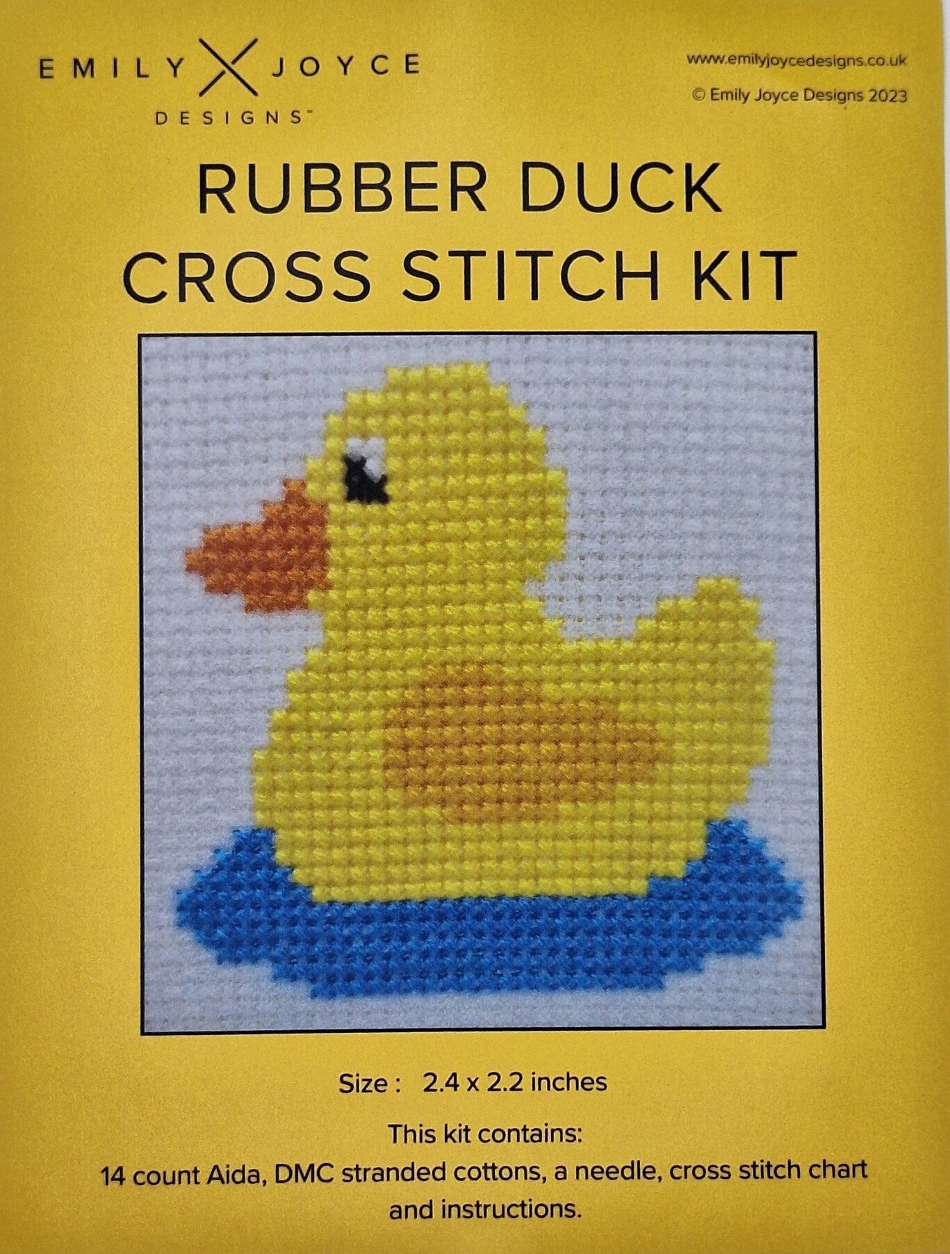 Rubber Duck Cross Stitch Kit