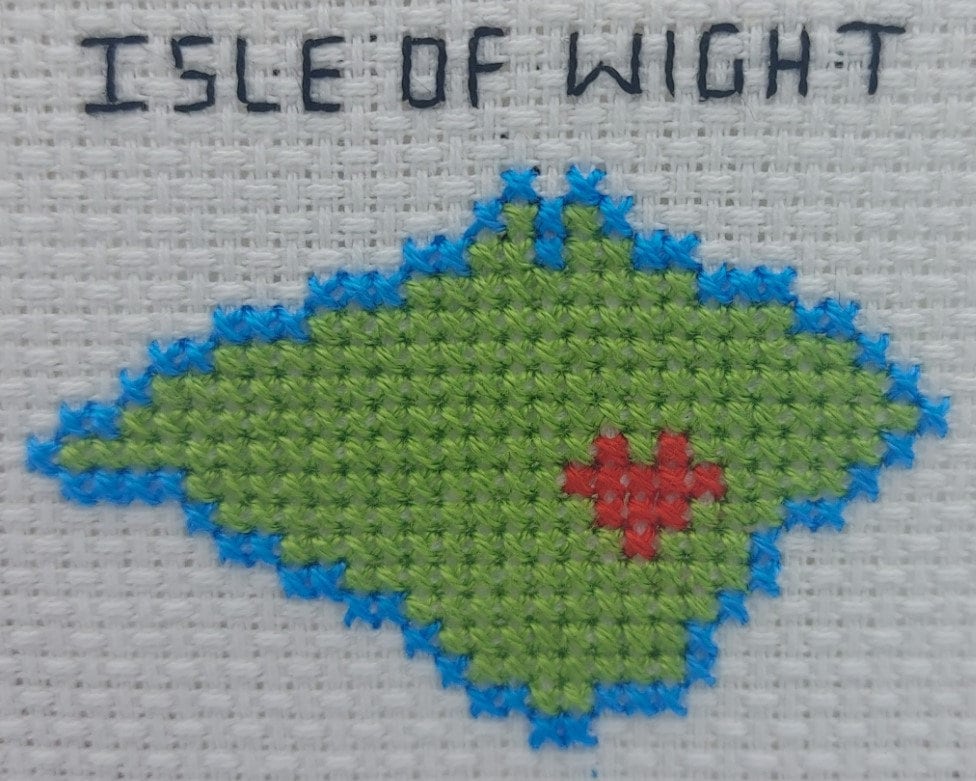 Tiny Isle of Wight Cross Stitch Kit