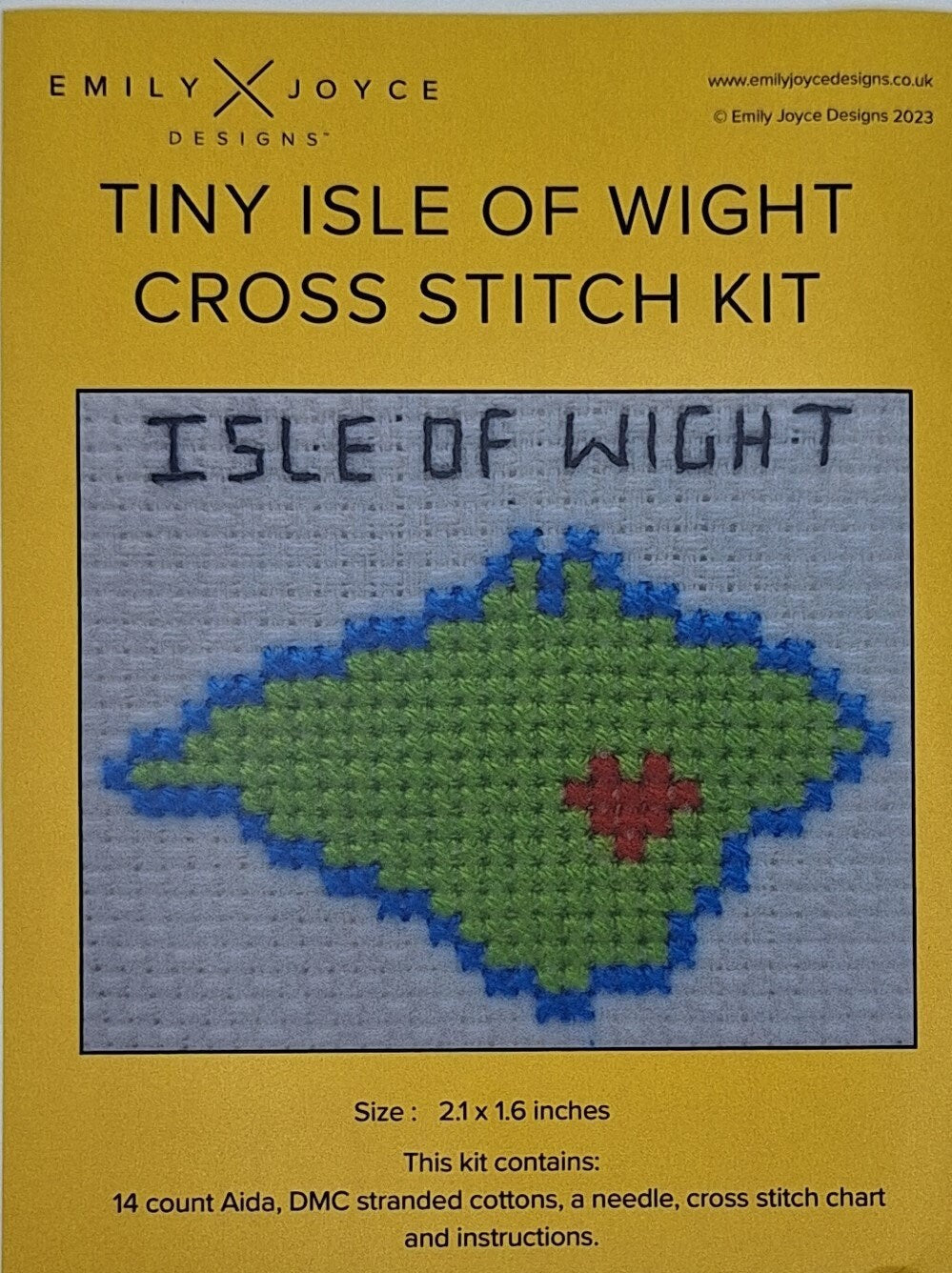 Tiny Isle of Wight Cross Stitch Kit