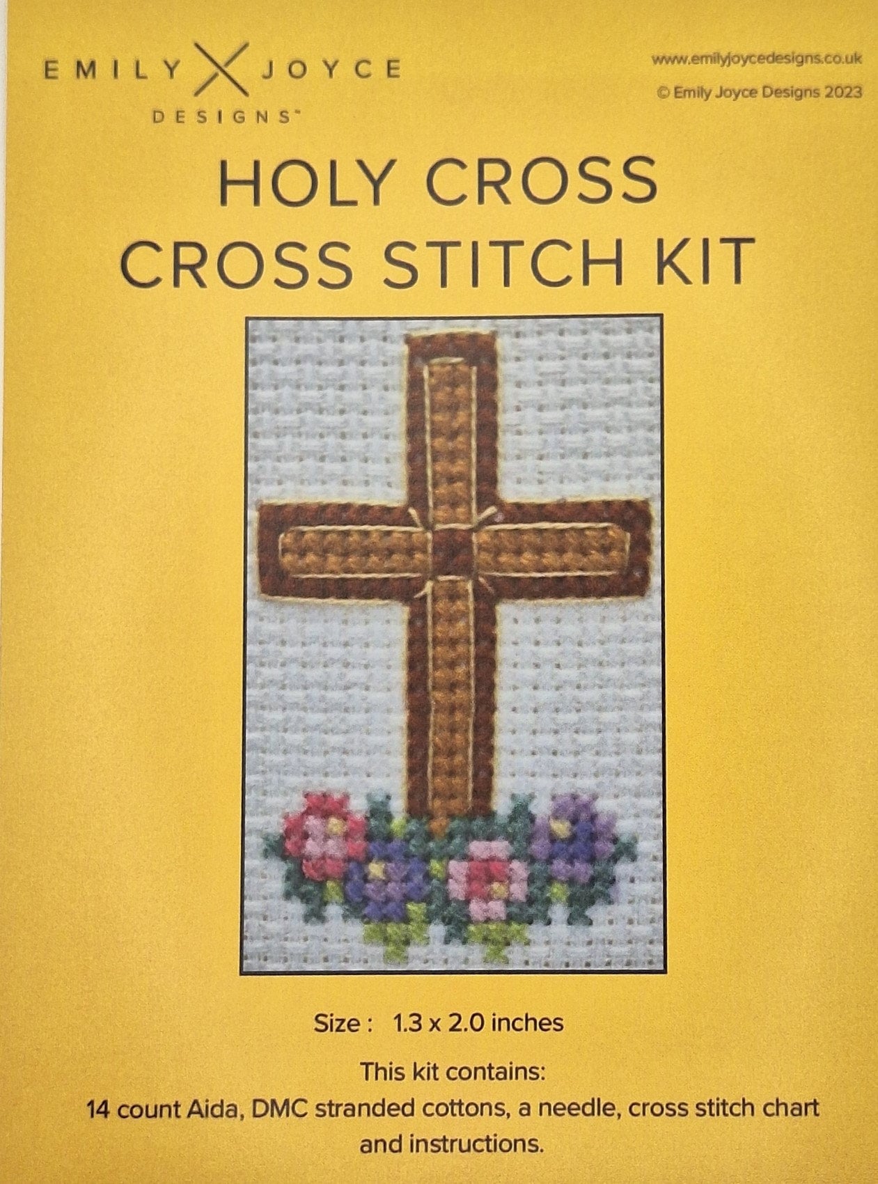 Holy Cross Cross Stitch Kit