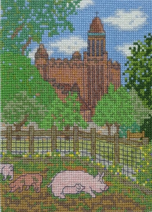 Quarr Abbey Cross Stitch Kit