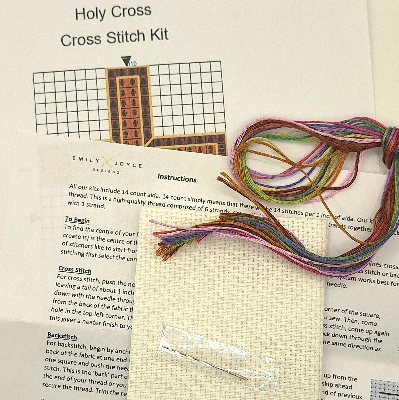 Holy Cross Cross Stitch Kit