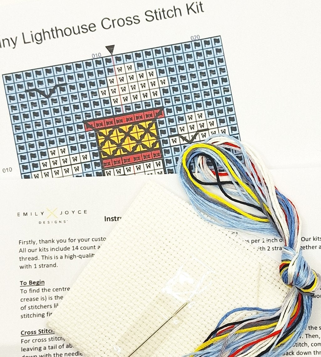 Tiny Lighthouse Cross Stitch Kit