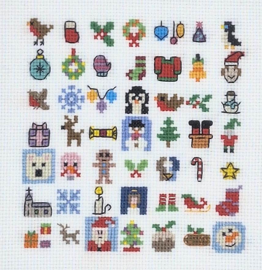 Christmas Cross Stitch Motif Chart