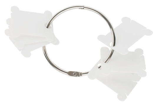 DMC Plastic Thread Bobbins with 2.5” Metal Ring