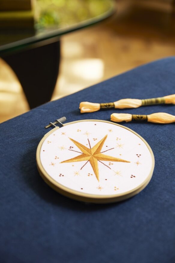 DMC Starlight Stars Embroidery Kit