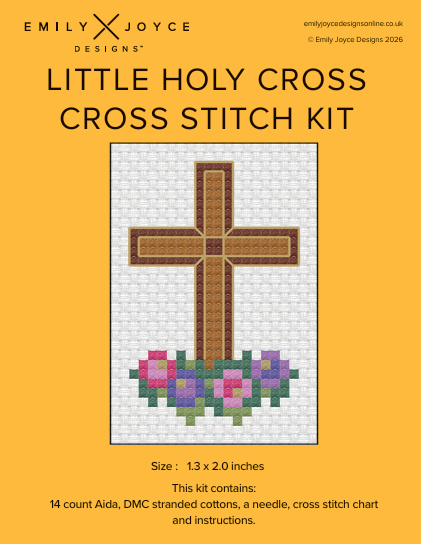 Little Holy Cross Cross Stitch Kit