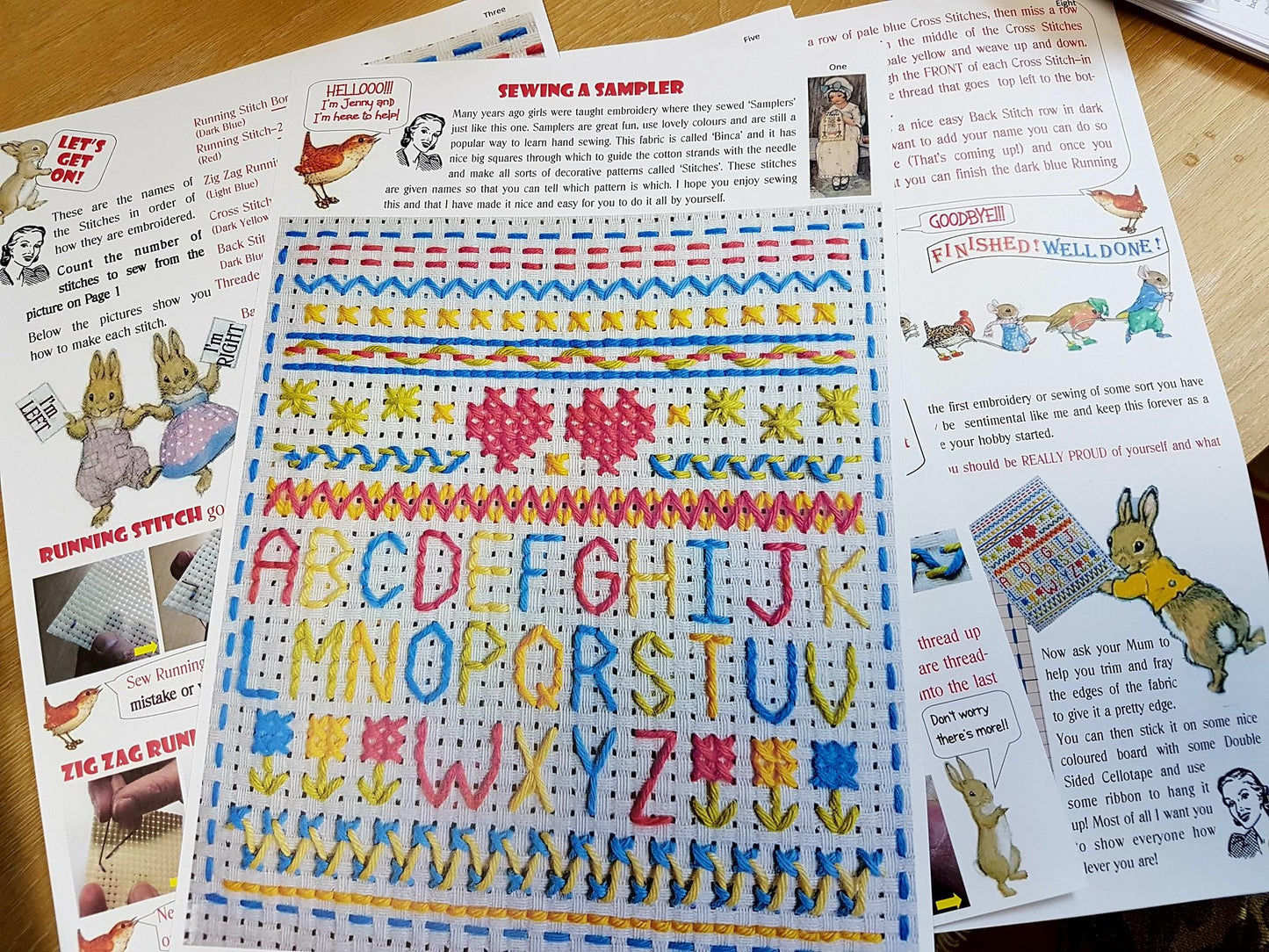 Sewing From the Beginning 1 – The Ultimate Introduction to Embroidery For youngsters aged 8 – 10