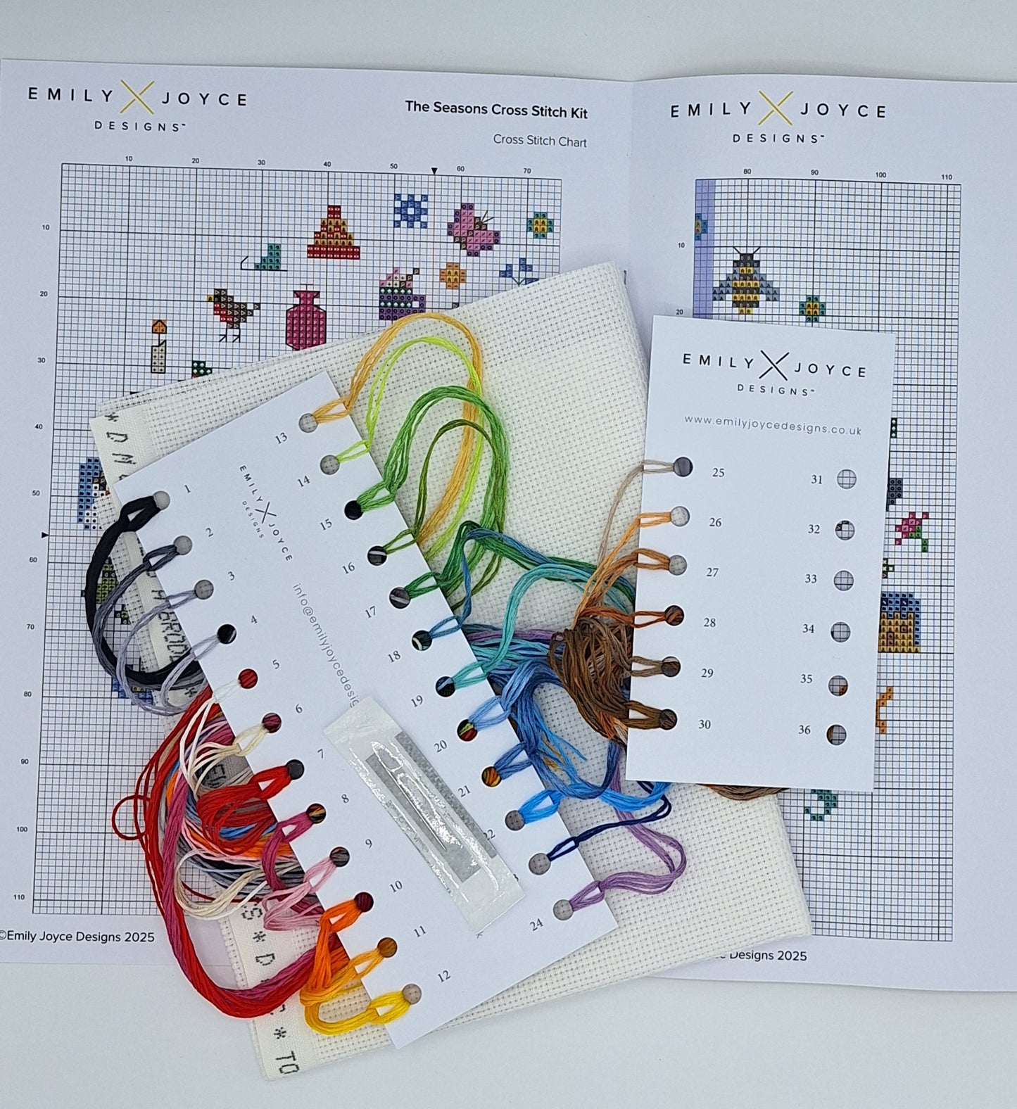 The Seasons Cross Stitch Kit