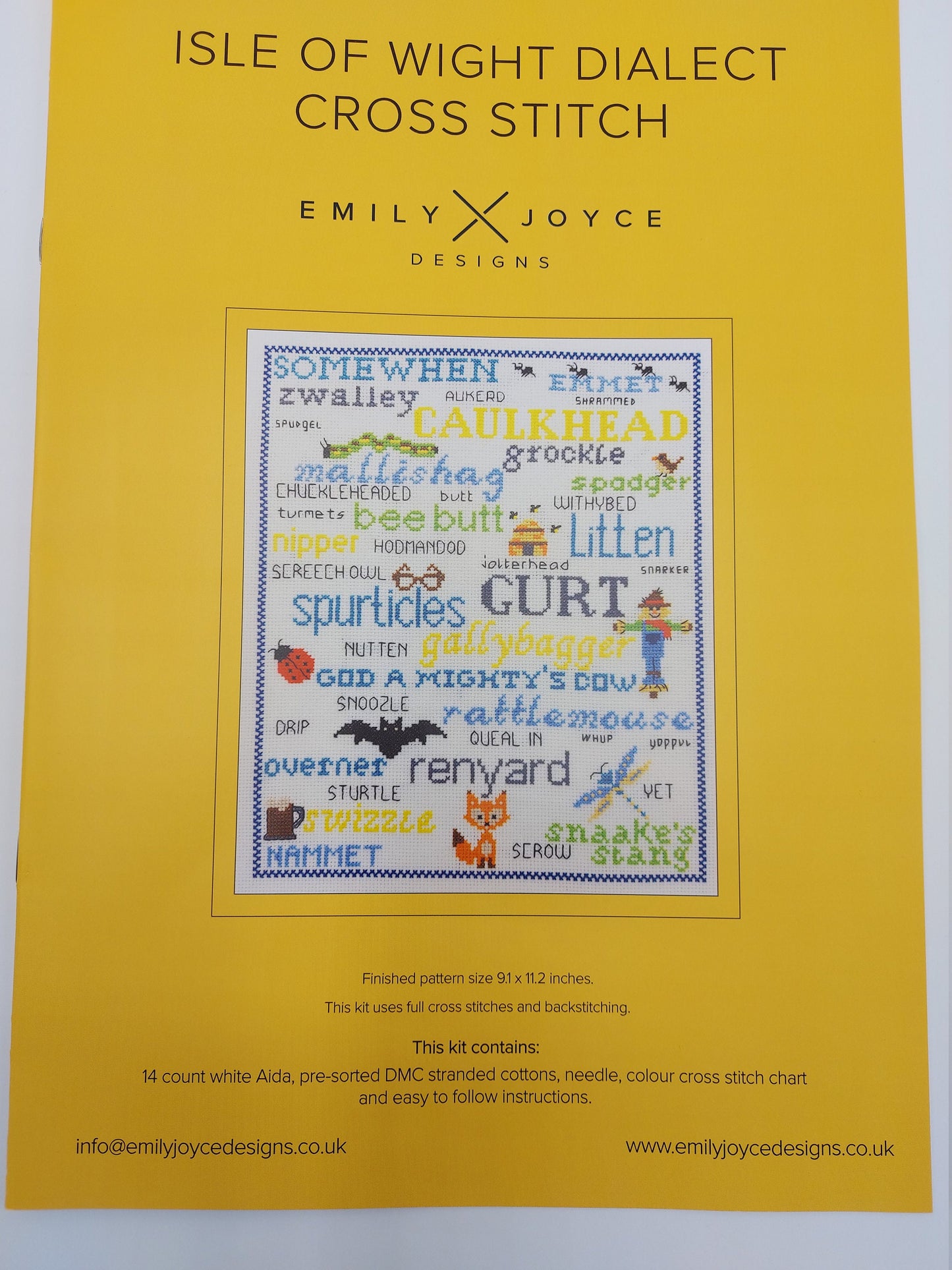 Isle of Wight Dialect Cross Stitch Kit
