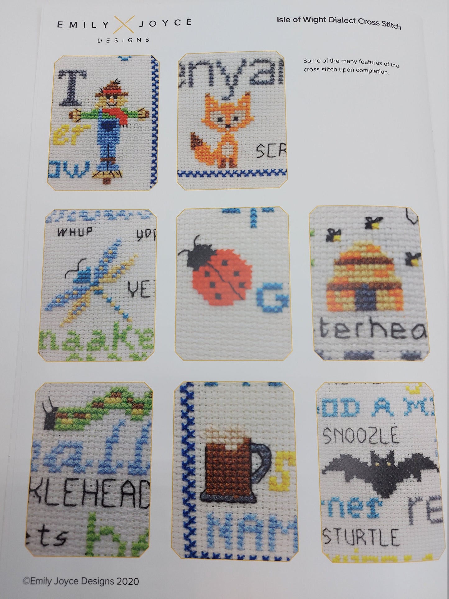 Isle of Wight Dialect Cross Stitch Kit