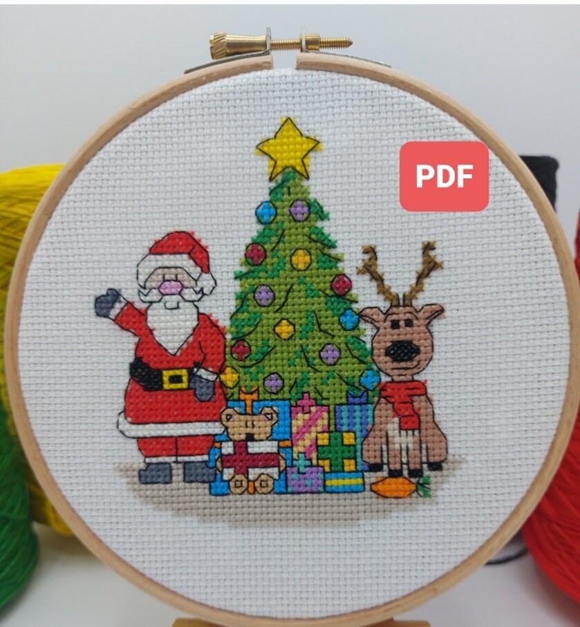 A Christmas Scene Cross Stitch Kit