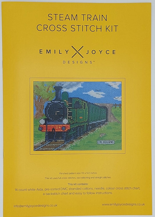 Steam Train Cross Stitch Kit